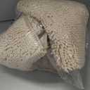 OLANLY Bathroom Rugs Sets 3 Piece, Soft Absorbent Chenille Bath Mats and U-Shaped Contour Toilet Rug, Quick Dry, Home Decor Accessories, Bath Mat Set for Bathroom (30"x20"+24"x16"+24"x20", Beige)