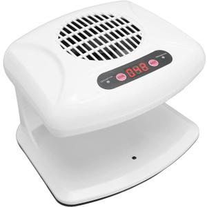 Nail Dryer for Regular Polish, 200W Nail Drying Fan with Sensor and Hot and Cool Air for Home Use (White)