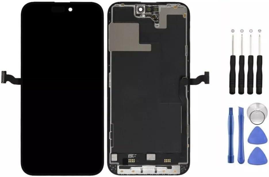 for iPhone 14 Pro Max Screen Replacement 6.7-Inch, 3D Touch LCD Display Digitizer with Frame Assembly and Repair Tools- Compatible with (A2651, A2893,A2894,A2896,A2895)