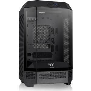 Thermaltake Tower 300 Black Micro-ATX Case; 2x140mm CT Fan Included; Support Up to 420mm Radiator; Optional Chassis Stand Kit Allows Horizontal Display; CA-1Y4-00S1WN-00