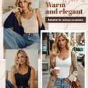 3 Pack Women's Thermal Tank Tops Sleeveless Fleece Underwear Tops Sweetheart Neck Camisole Warm Base Layer (XL)