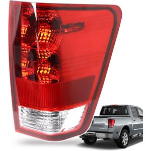 Tail Light Assembly Compatible with 2004-2015 Nissan Titan Right Passenger Side Replace: 26550ZH226