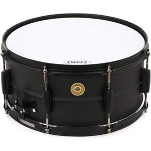 Tama Steel Snare Drum - 6.5 Inches X 14 Inches - Black Black