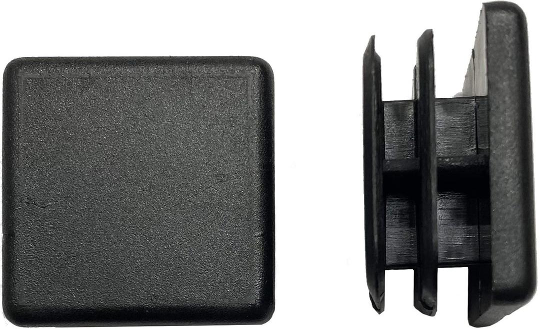 2 x Protection Force 1" 25mm (Pack of 10) Square OD Tubing Plastic Insert Plug, Tubing Post End Cap, Chair Glide