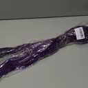 Purple Braiding Hair Long Pre Stretched Synthetic Braiding Hair 27in Dark Purple Synthetic Fiber Total 55 Inch Christmas Sparkly Braids for Holiday Stage Party CosplayXmas Festive Outfit Decoration