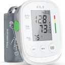 AILE Blood Pressure Monitor, Blood Pressure Machine Upper Arm Large Cuff(8.7"-16.5"), High Automatic Blood Pressure Monitors Cuff for Home Use, (BP) Manual Arm Blood Pressure Monitors, 2 * 99 Memory (White)
