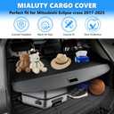 MIALUTY® Cargo Cover for 2017-2025 Mitsubishi Eclipse Cross Retractable Trunk Cover Eclipse Cross Accessories Anti-Peeping Anti-Theft Privacy Screen,Trunk Luggage Shield Shade Carbon Fiber Texture