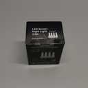 GREENIC Plug in LED Night Light Lamp 4 Pack with Light Sensor RED