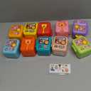 10pcs Animal Finger Puppets with Geometric Key Treasure Lock, Fine Motor Skill Toys for Toddlers, Counting, Matching & Sorting Montessori Learning Toy for Baby Boys Girls