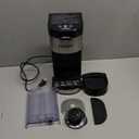 CHULUX Upgrade Single Serve Coffee Maker Machine for K Cup and Grounds with 2 Mins Brew One Cup, 3 Brew Choices, Removable 14oz Reservoir & Drip Tray