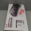 95kpa Vacuum Sealer, Commercial Fully Automatic Food Sealer, Powerful Sealing System, Double Heat Seal, Built-in Cutter and Bag Storage, 1 Roll Bag and 10 Precut Bags