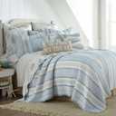 Levtex Home - Ipanema - Euro Shams Set of Two - (26x26in.), No Insert - Geometric Pattern - Cotton Fabric
