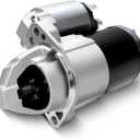 New Starter Replacement for Dodge for Caliber 2.4L 2007-2012 for Jeep for Patriot 2.0L 2007-2014 for Compass 2.4L 2007-2014, M0T32071 SMT0341, 1.1kW/12 Volt Starter