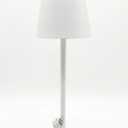Portable Led Metal Touch Lamp White Charge Cable Included