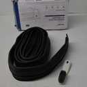 Garage Door Seals Bottom Rubber, 3-Sided Weatherproof Seal. Garage Door Bottom Seal 16 Ft, Garage Door Bottom Weather Seal. Easy to Install (Black)