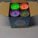 Sursip Toddler Stainless Steel Cups with Lids and Straws, Spill Resistant Sippy Cups Kids Tumbler with Silicone Straws for Smoothie, Drinking, Snacks, BPA-Free, Dishwasher Safe - 15 oz (4 Packs)