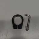 ONIPAX Anti-Theft Bicycle Seat Post Clamp Aluminum Alloy 31.8MM/34.9MM Black