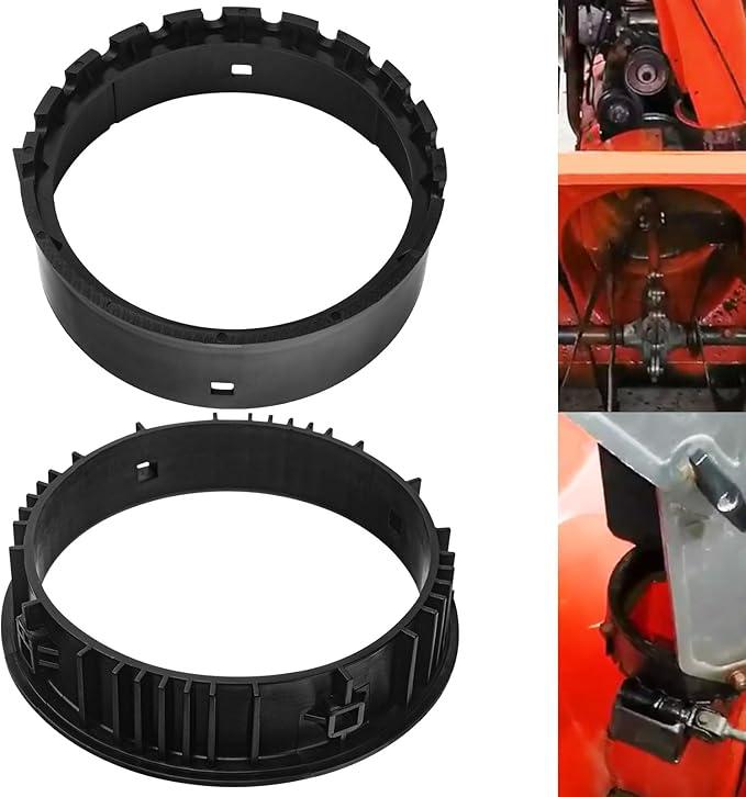 Haiouus 337227MA 585193MA Inner & Outer Retainer Ring Compatible with Murray B&S Craftsman Retaining Ring Outer and Inner Snowblower Chute, Replaces 585193