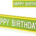 Amyhill Street Birthday Centerpiece Cartoon Street Party Sign Wooden Cake Table Decoration for Toy Decor Friend Birthday Party Supplies Decoration