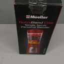 Mueller Smoothie Blender for Smoothies - Personal Blender for Shakes, Frozen Drinks, Baby Food & More, 15oz Travel Cup and Lid, Durable Stainless Steel Blades for Powerful Blending Performance