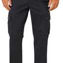 Amazon Essentials Men's Slim-Fit Stretch Cargo Pant ((33W x 28L, Black)