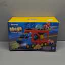 JOVA Extra Large Toy Trucks for Toddlers, 3-Layer City Trucks for Kids, 7-in-1 Big Transport Carrier Truck with Siren & Lights and 6 Toy Cars, Birthday Gifts for Boys