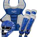 Rawlings | Velo 2.0 Baseball Catcher's Set | NOCSAE Certified | Adult 15+ | Royal/White