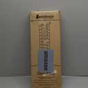 Whitmor 36 Pair Over the Door Shoe Organizer, 12 Tier Hanging Shoe Organizer, Heavy Duty Metal & Mesh Shoe Holder, Hanging Shoe Rack for Closet Organizer & Storage, 69"L x 21.7"W x 7.5"H, White