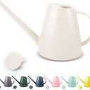 Watering Can for Indoor Plants, Small Watering Cans for House Plant Garden Flower, Long Spout Water Can for Outdoor Watering Plants 1. 8L 1/2 Gallon (White)