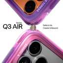 TORRAS Ostand Q3 Air for iPhone 17 Pro Case 6.3'' with Stronger Magnetic Stand, Fit for Magsafe, Airbags Miltary Protection, Camera Control for iPhone 17 Pro Case, Shockproof & Stylish, Violet Surge