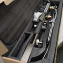 Kitchen Sink Double Waterfall Sink With LED Display With Cup Washer, Soap Dispenser, Waterfall Mixer, Worktop Controller, Etc. Workstation Kitchen Sink (Gun Grey, 35.4 * 19.7 * 8.7 IN)