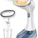 Steamer for Clothes, 1800W Fast Heat-up Clothes Steamer Handheld Garment Steamer with 3 Steam Settings, 380ml Water Tank, 9.8' Cord, Portable Travel Steam Iron for Removes Wrinkle Safe on All Fabrics