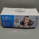 HuixinLine Neck Massager Pillow with Heat, 3in1 Shiatsu & Cervical Traction for Pain Relief, Ergonomic Shoulder Massager and Posture Corrector for Men & Women, Corded Electric（Dark Gray）