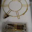 Zhehao Porcelain Tea Set with Metal Holder and Spoon Adult Ceramic Tea Set European Flower Painting Teapot Cup Saucer Spoon for Women Mom Gift, Large Version(Pink Style,20 Pcs)