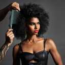 Fromm Professional Curl Studio Shower Detangler 9" Wide Tooth Comb for Detangling Wet, Curly, Kinky, Coily, Textured Hair with Ergonomic Handle