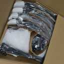 23.6" Black Wagon Wheel Chandelier - 8 Light Candle Style Farmhouse Pendant Light, Round Dining Room Light Fixture for Kitchen Island, Entryway, Foyer, and Living Room, Vintage Rustic Design