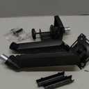 Single Monitor Arm, Monitor Mount for 17-32 inch Screens Gas Spring Adjustable Monitor Stand, Vesa Mount with Clamp and Grommet Aluminum Base - Fits 4.4 to 22lbs LCD Computer Monitors AX09DB01