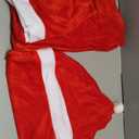 Alaeseje 6 Pack Christmas Chair Covers,Velvet Santa Hat Chair Back Covers,Red Hat Dining Chair Slipcovers for Christmas Restaurant Holiday Festival Party Decor