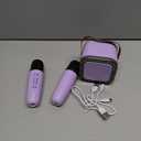 Mini Karaoke Machine for Kids Adults, 2026 TOP Birthday Gifts for Girls Boys 3,4,5,6,7,8+Year Old Toddler Toys, Portable Bluetooth Speaker with 2 Wireless Karaoke Microphones Player (Purple)