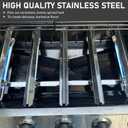 Grill Replacement Parts for Charbroil Performance 5 Burner 463448021 463450022 463451022, 4 Burner 463365021 463352521, Charbroil Grill Parts Include Heat Plate,Burner, Igniter,Crossover Tube