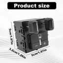 Trailer Brake Control Switch 84108373 Compatible with 2014-2021 Chevy Colorado Silverado Suburban GMC Canyon Sierra Yukon - Replace Part Number 23145874 601226