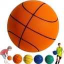 Newest Silent Basketball Size 7 Indoor Training Foam Ball Uncoated High-Density