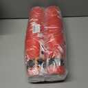 50Pcs Christmas Santa Plastic Cups, 16 oz Santa Belt Design Red Black White Disposable Drinking Cup Xmas Holiday Party Drinkware Table Decor for Xmas Winter Party Beverage Drink Supplies