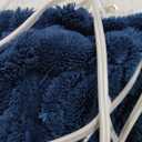 Heating Blanket Twin Size Extra-Thick and Warm Electric Blanket with 10 Hour Auto Off & 5 Heating Levels, 3D Pattern Design and Overheating Protection, Navy Blue