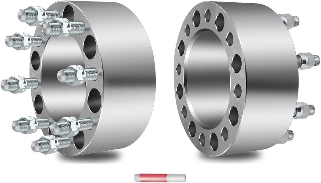 ECCPP 2PCS 3 inch Wheel Spacers 8 Lug 8x6.5 to 8x6.5 fits for Chevrolet Silverado 1500 HD for Chevrolet Silverado 2500 HD for Chevrolet Silverado 3500 for Suburban 2500 for Ram 2500 3500