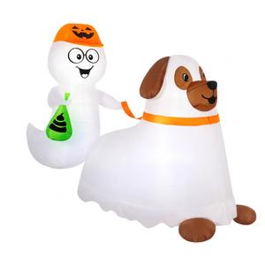 Holiday Home® Inflatable Ghost with Dog