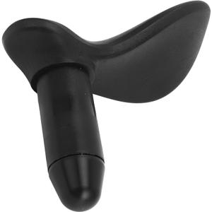 Manual Trigger Point Massage Tool Ergonomic Stress Relief Portable Thumb Massager for Body Deep Tissue Massage Neck Back Legs Rubber Metal Compact Lightweight (Small Round Cone Head)