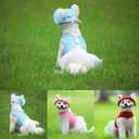 Leconpet Mesh Harness Vest for Small and Medium Dogs, Breathable, Comfortable, Elegant Style, Blue, XS