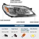 Halogen Headlight for Ram Promaster 1500 2500 3500 2023-2025 RH