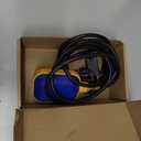 Sump Pump Universal Tethered Float Switch AC 15A 110~250V Piggyback Style Plug with 10 Feet Cord, Used in Sewage Pump, Water Tank, Septic Tank Pump, etc.